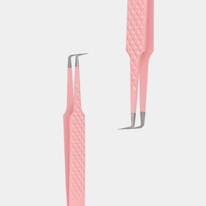 PINK-06 Pink 90 Degree Tweezer