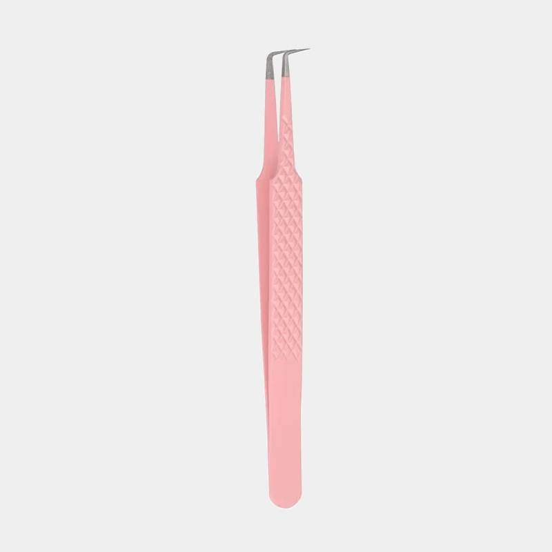 PINK-06 Pink 90 Degree Tweezer