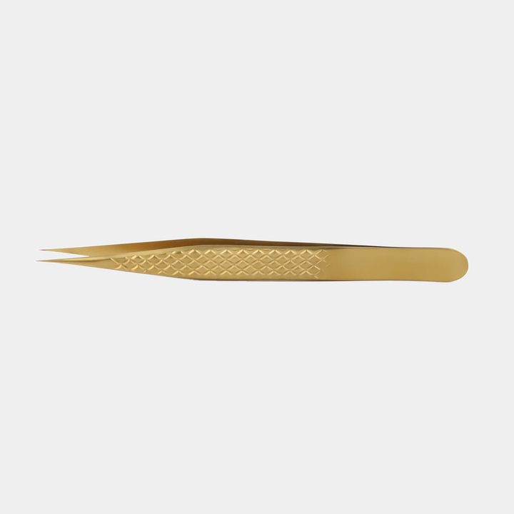 GFH-04 GOLD TWEEZERS FOR EYELASH EXTENSION