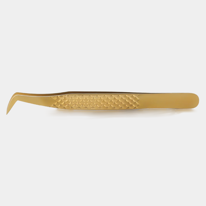 GFH-02 GOLD TWEEZERS FOR EYELASH EXTENSION