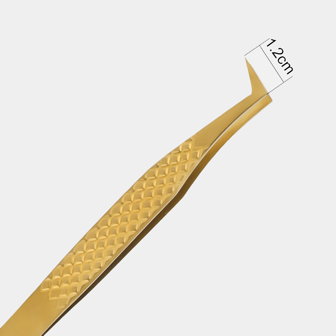 GFH-03 GOLD TWEEZERS FOR EYELASH EXTENSION