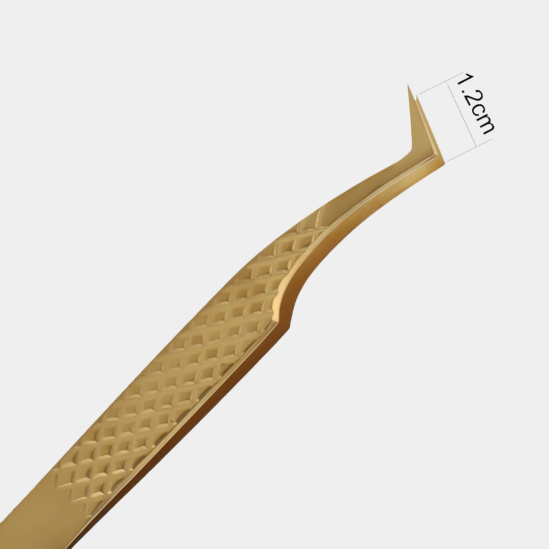 GFH-01 GOLD TWEEZERS FOR EYELASH EXTENSION