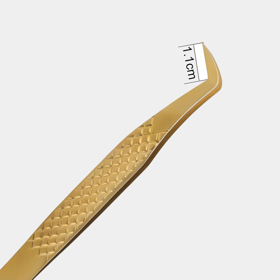 GFH-02 GOLD TWEEZERS FOR EYELASH EXTENSION