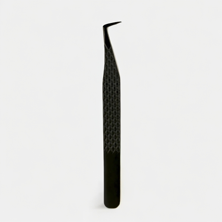 90° Boot Fiber Tip Volume Lash Tweezers